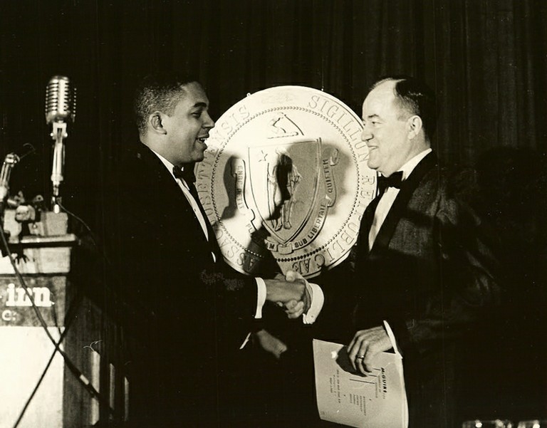 Wallace Terry, Vice President Hubert Humphrey - big