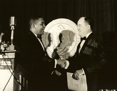 Wallace Terry, Vice President Hubert Humphrey - small