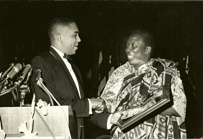 Wallace Terry, His Excellency Alex Quaison-Sackey - big