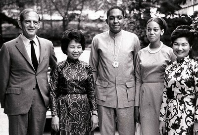 Luncheon with Vietnamese businesswomen, Saigon – 1968 - small