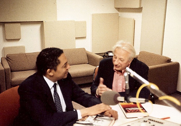 Wallace Terry and Talk Show Host Studs Terkel - big